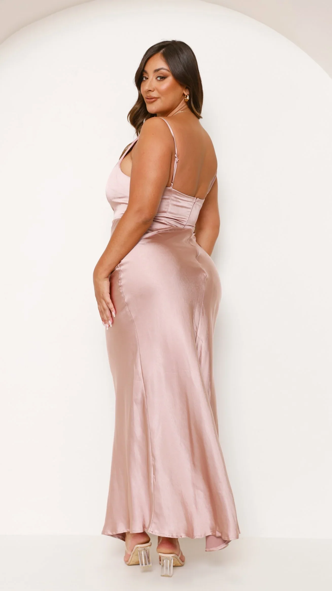 Ava Maxi Dress - Dusty Pink