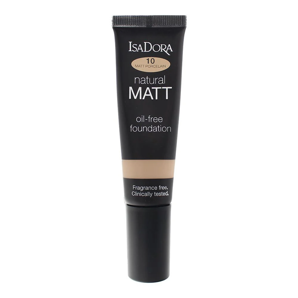 Isadora Natural Matt Oil-Free 10 Matt Porcelain Foundation 35ml