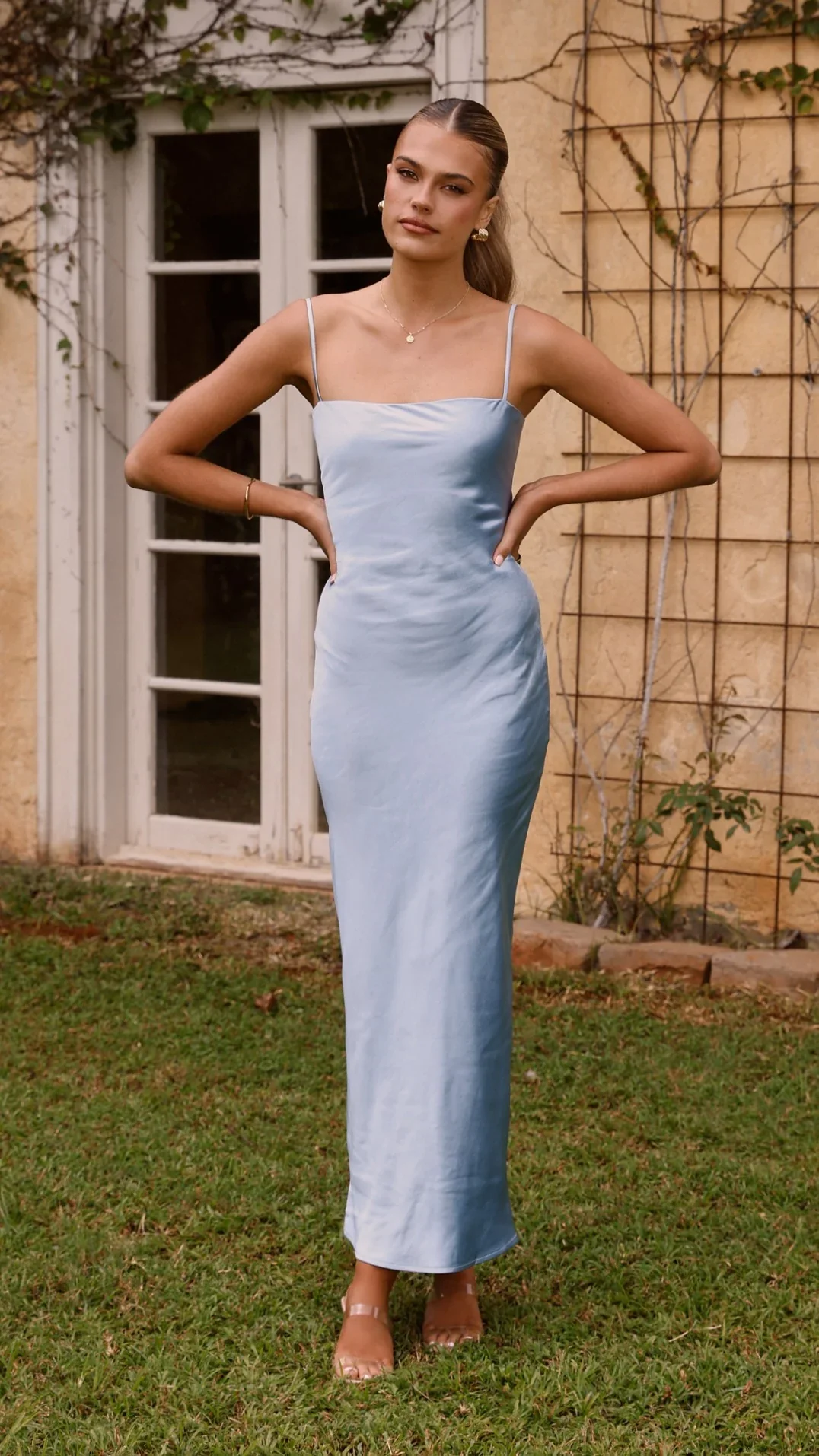 Keira Maxi Dress - Baby Blue