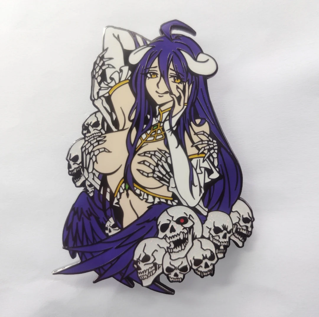 Ivory Lady 4in Enamel Pin
