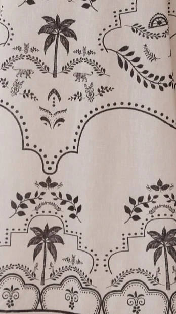 Xander Long Sleeve Mini Dress - Black/White