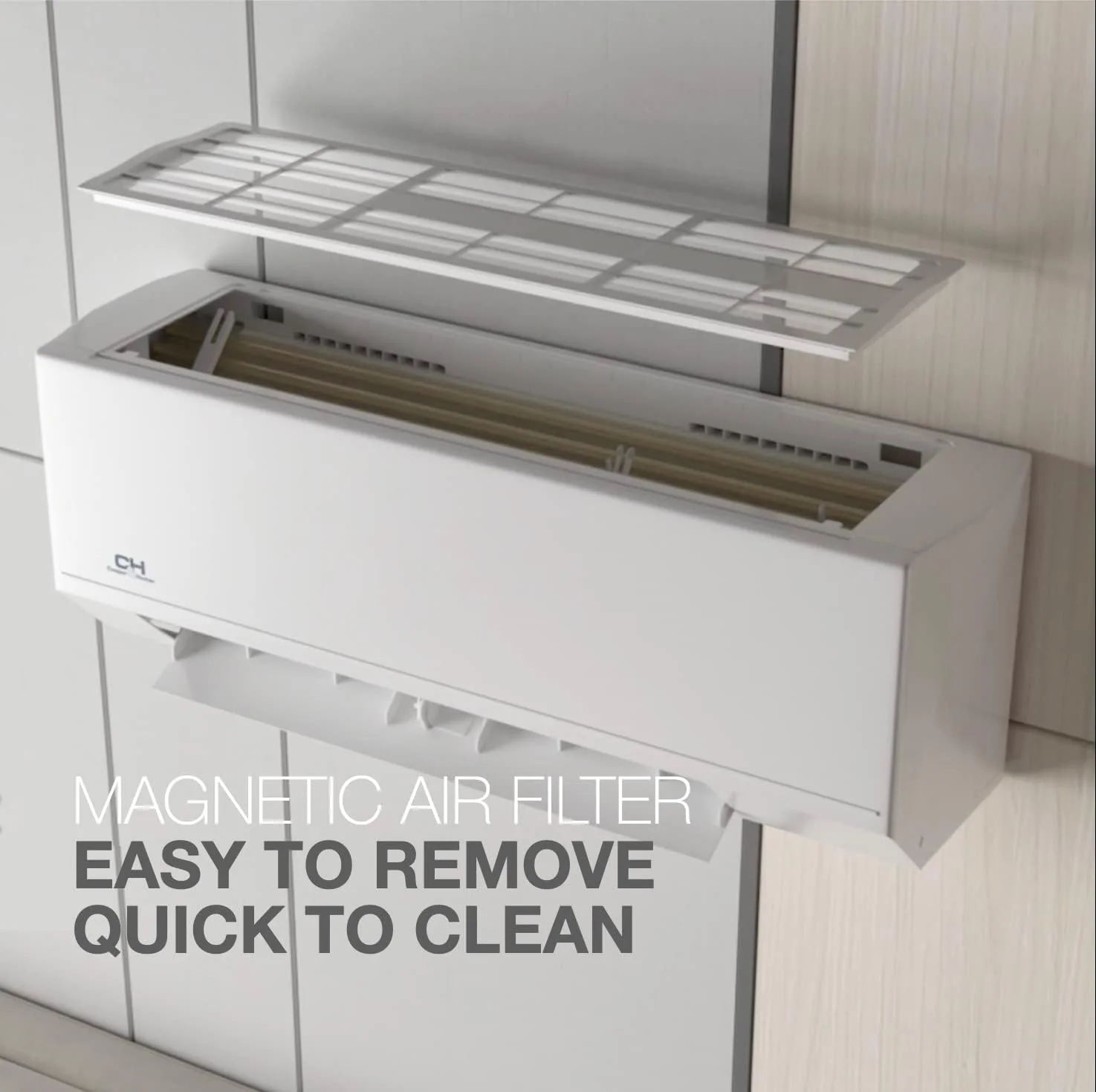 Cooper & Hunter, Astoria Series (Latest Model), 12,000 BTU, 230V WiFi 23.2 SEER Ductless Mini Split AC/Heater with 16ft Installation kit