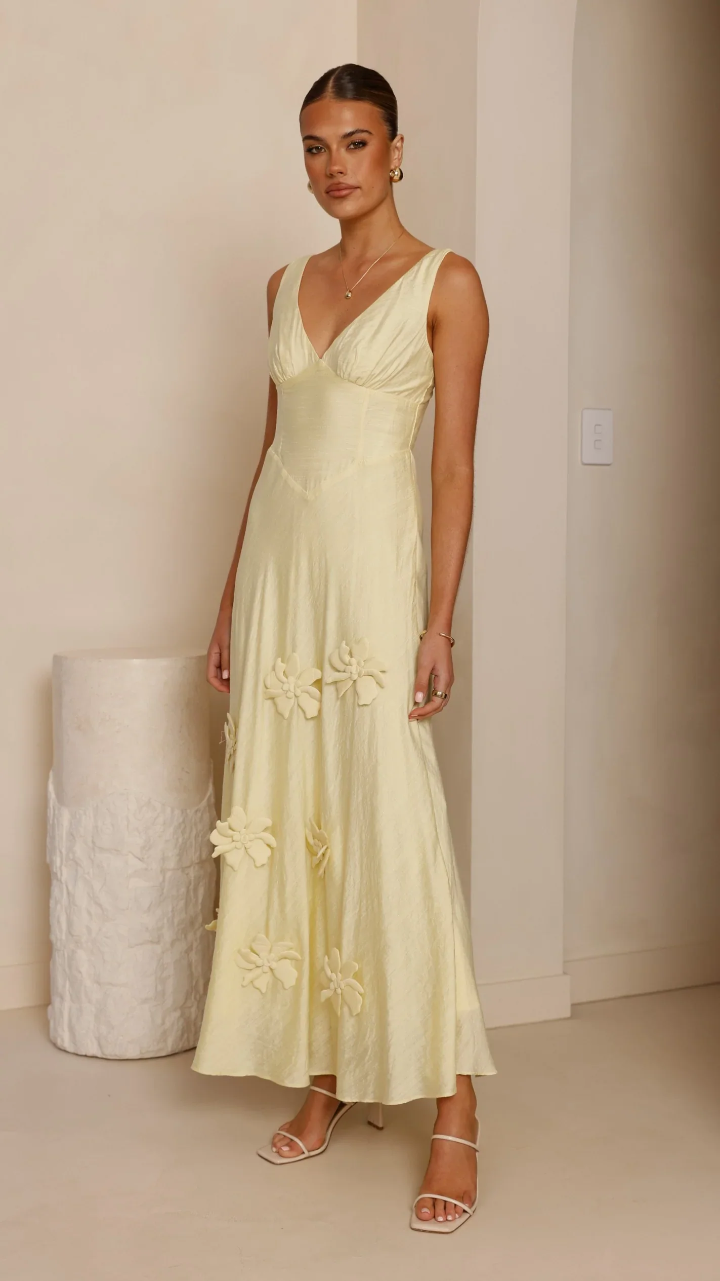 Lavara Maxi Dress - Yellow