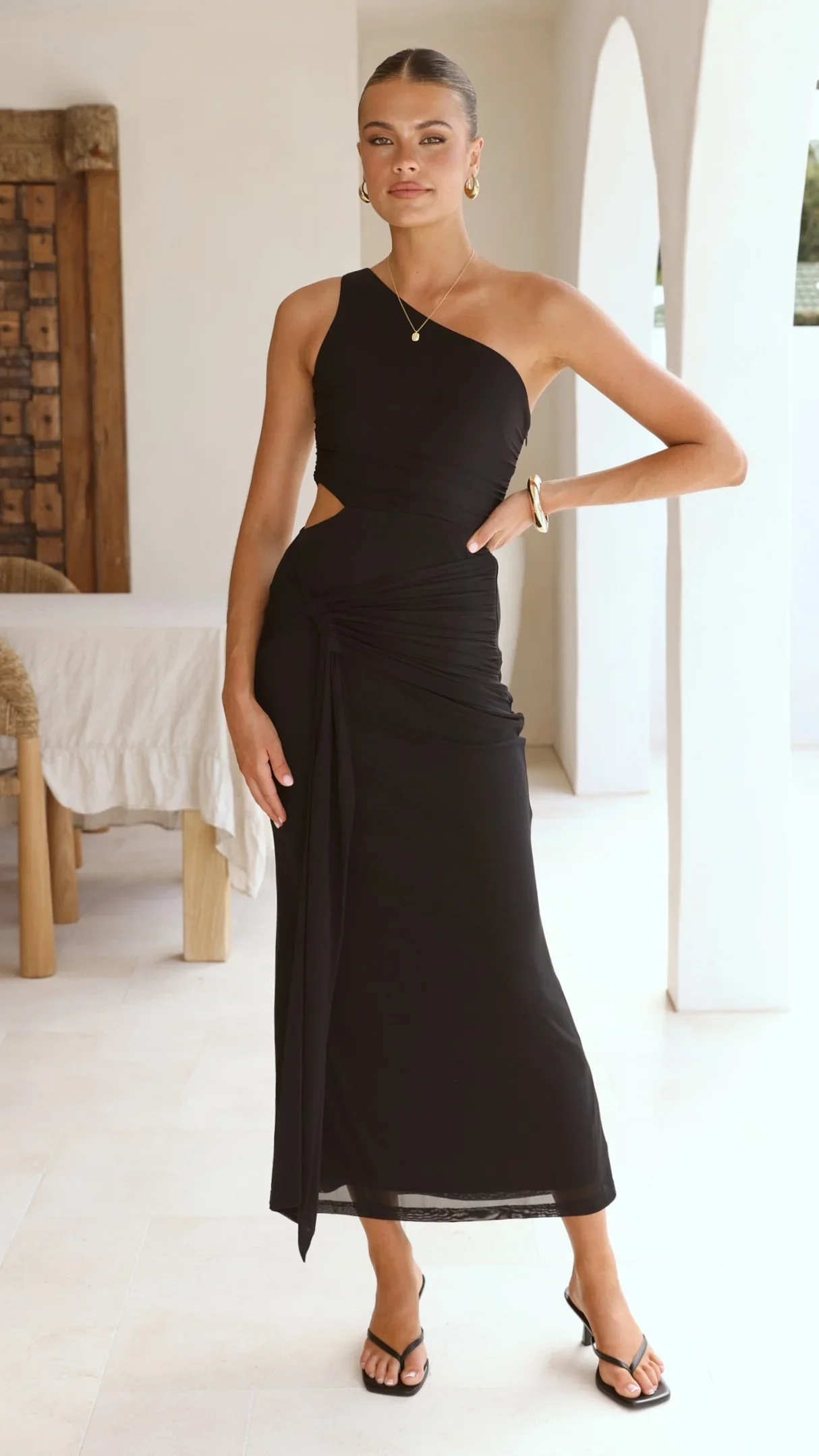 Kourt Maxi Dress - Black