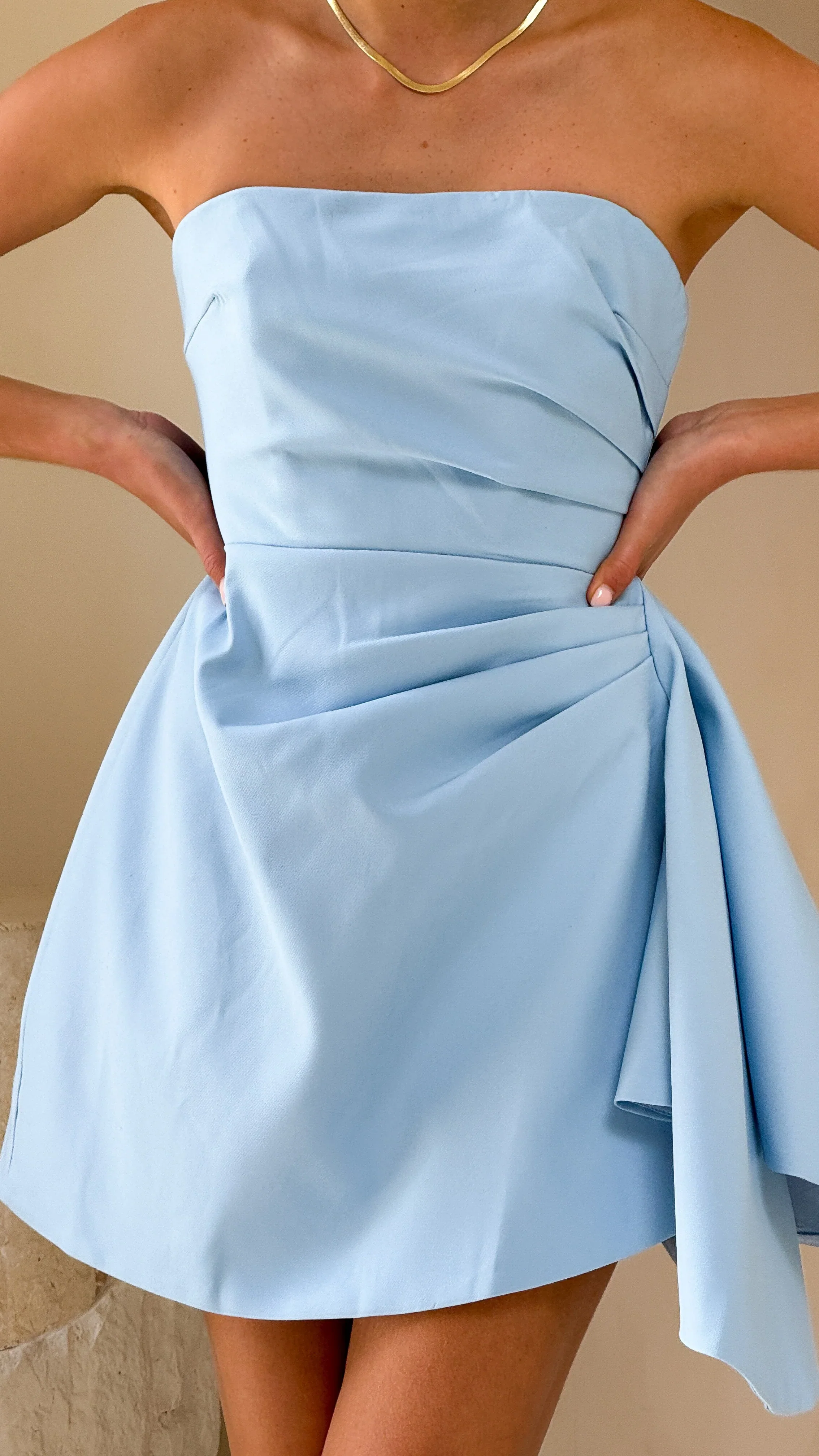 Hanae Mini Dress - Blue