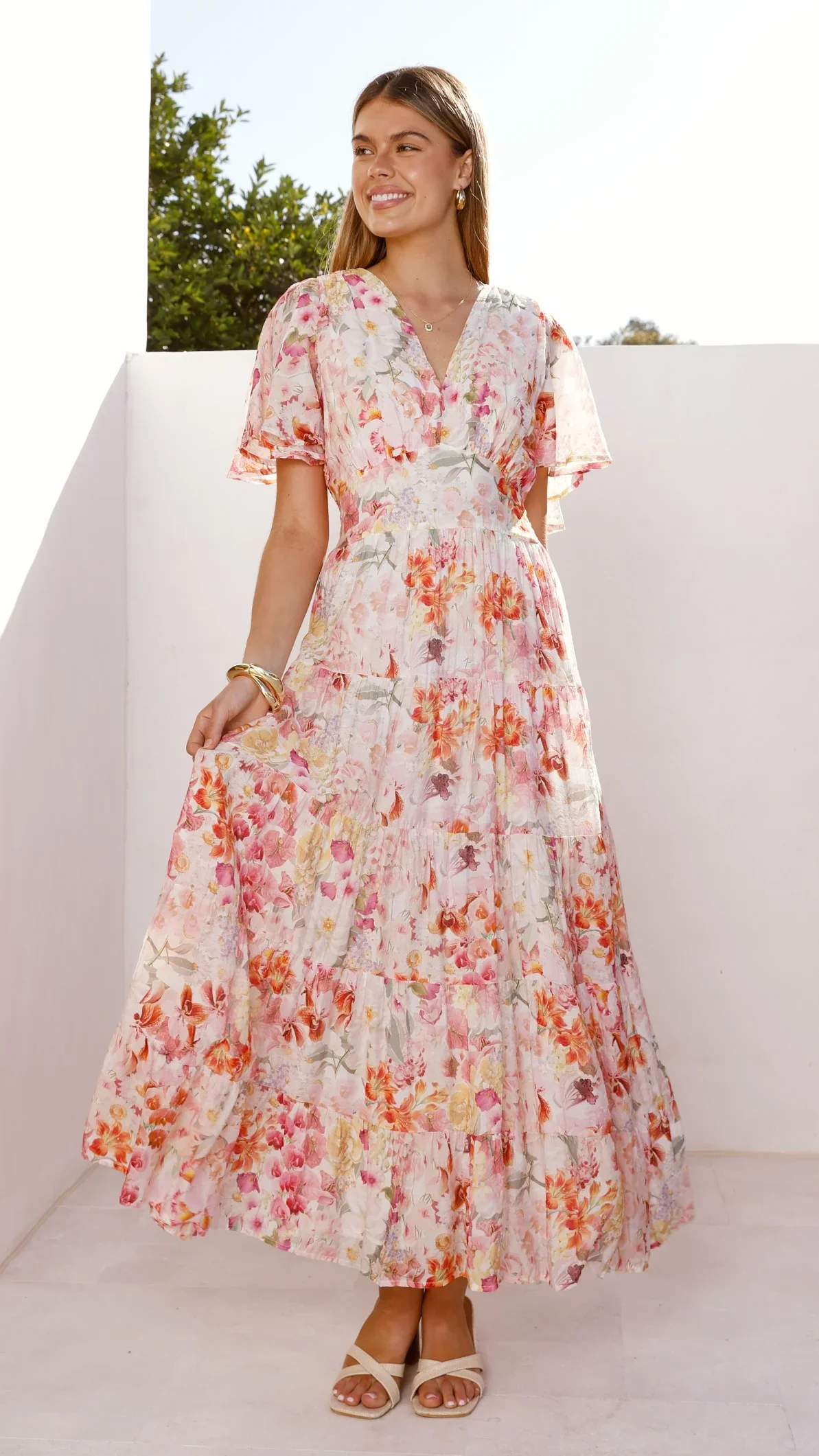 Jana Maxi Dress - Spring Floral