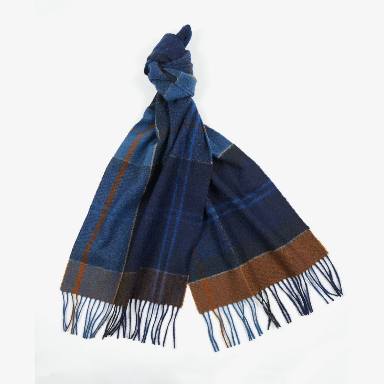 Barbour Inverness Tartan Midnight Blue Scarf