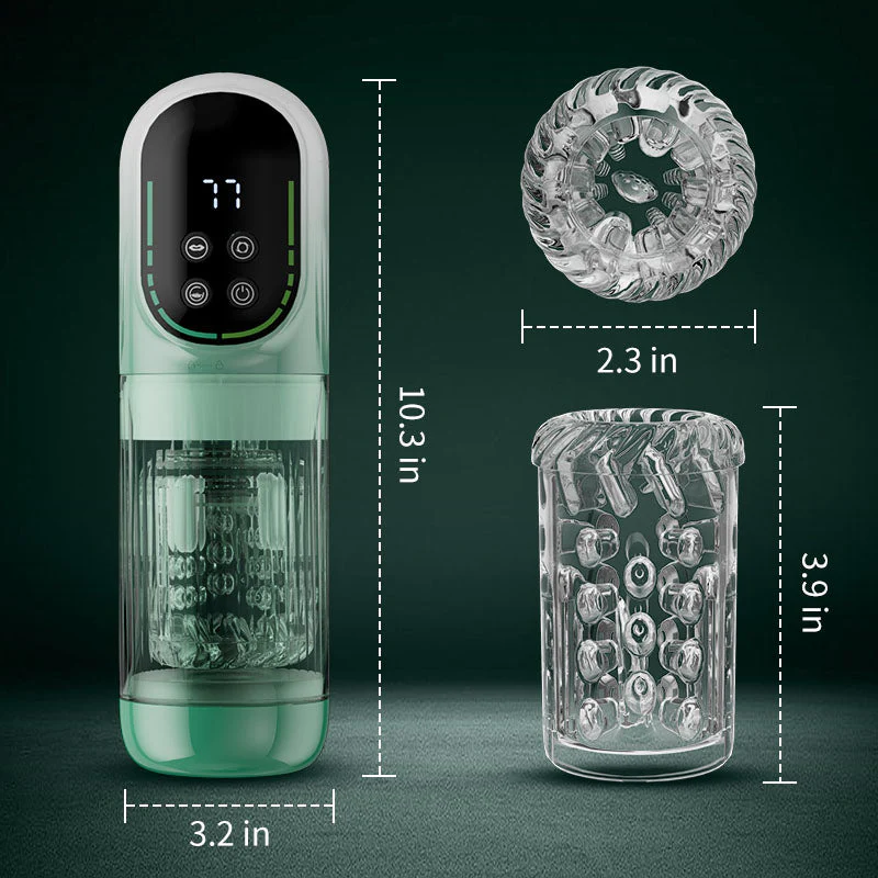 STARRY GAZE 4 EN 1 rotative à succion et vibrante pour hommes Masturbateur Cup
