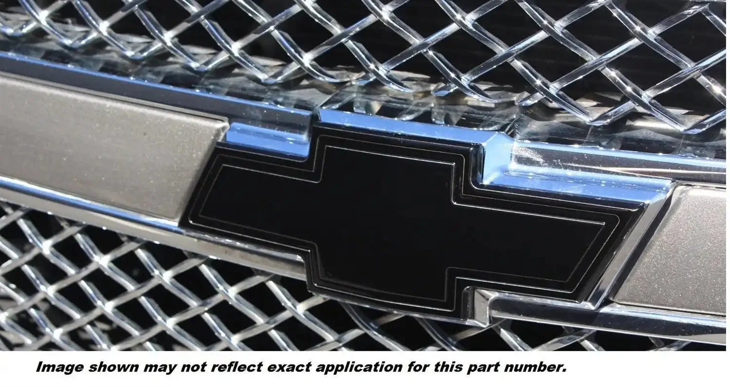 All Sales 96043K AMI CHEVY BOWTIE GRILLE EMBLEM W/BORDER- BLACK POWDERCOAT