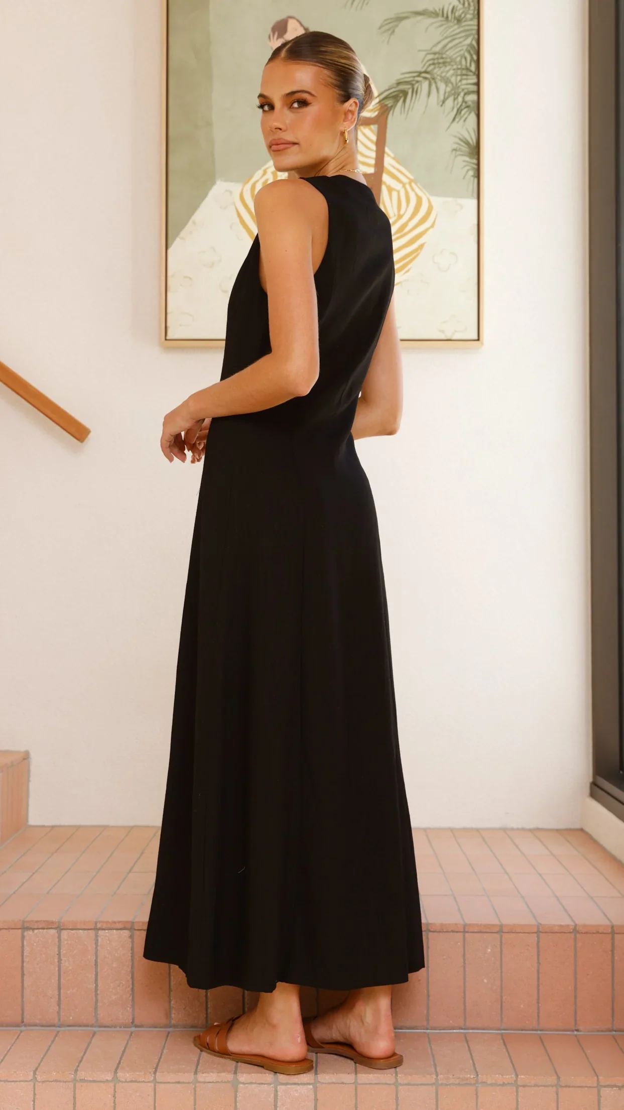 Lina Maxi Dress - Black