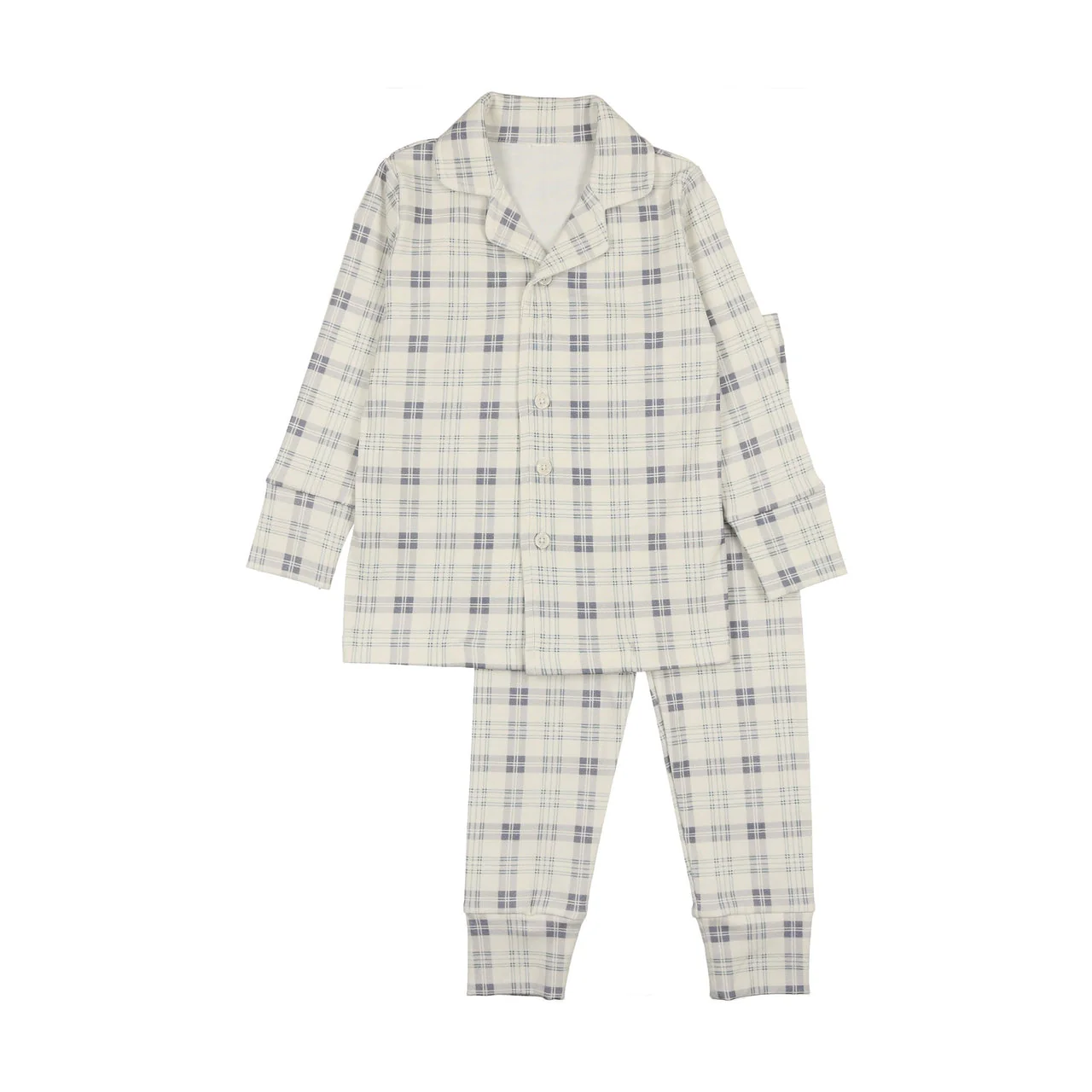 Bonjoy Plaid Grandpa Pajamas