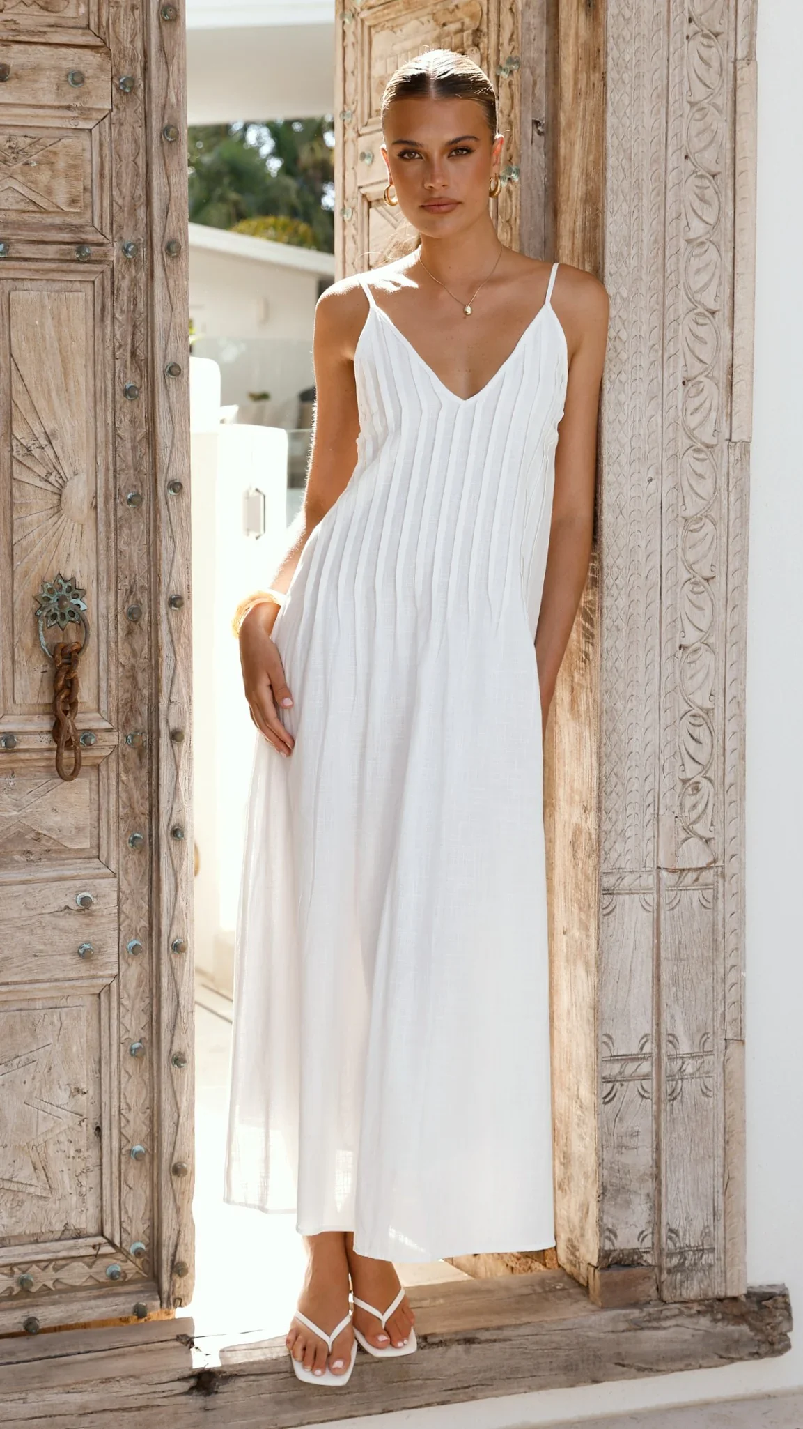 Aspen Maxi Dress - White