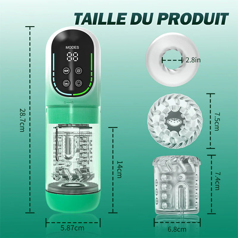 STARRY GAZE 4 EN 1 rotative à succion et vibrante pour hommes Masturbateur Cup