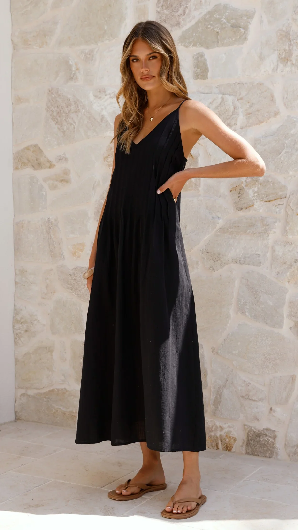 Aspen Maxi Dress - Black