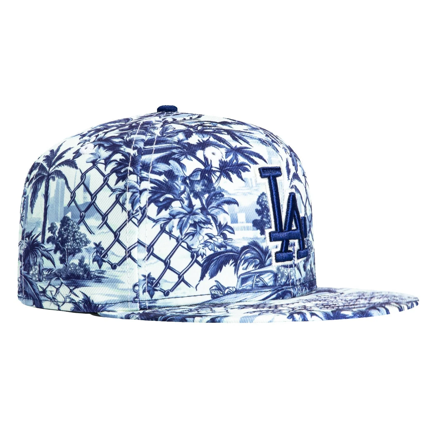 New Era 59Fifty Toile de Jouy Los Angeles Dodgers Hat - Royal