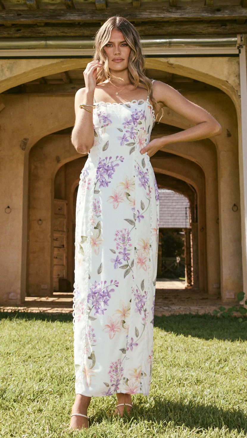 Carlia Maxi Dress - Botanical Bloom