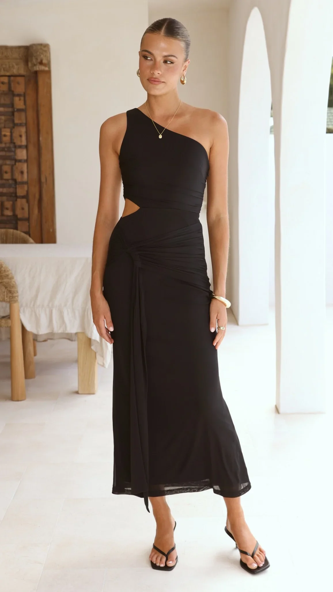Kourt Maxi Dress - Black
