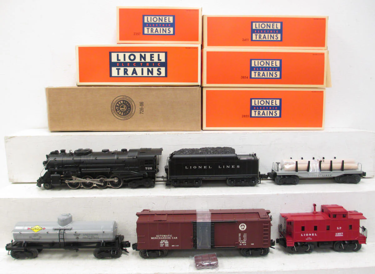 Lionel 6-38338 PWC Berkshire O Gauge Steam Freight Train Set #2129WS