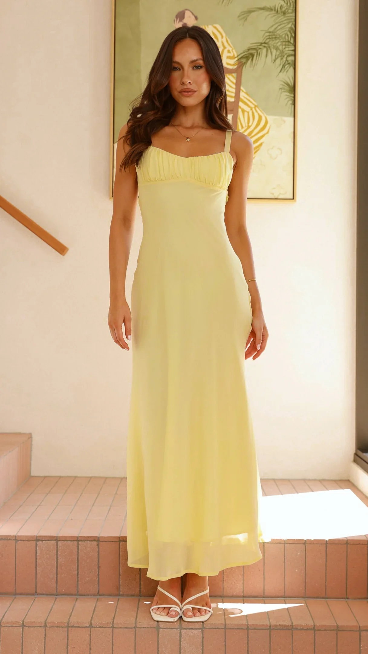 Margo Midi Dress - Yellow