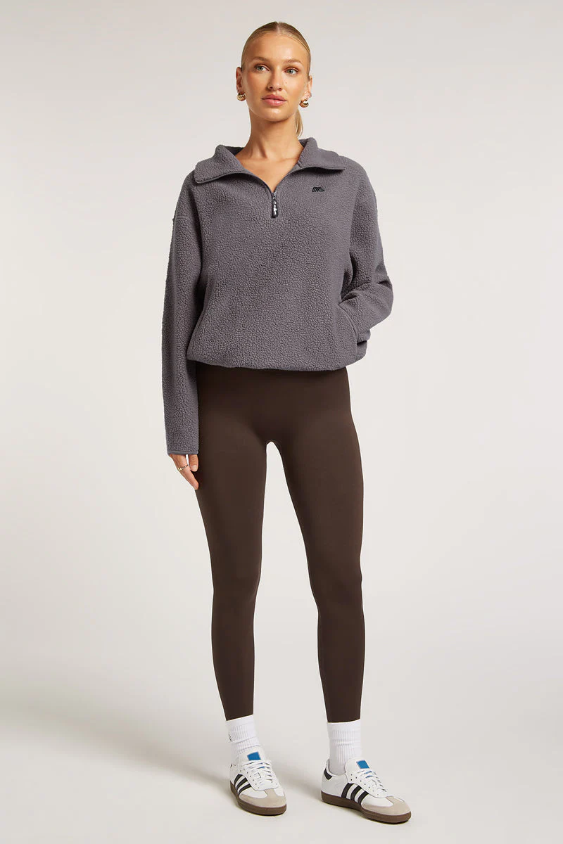 ALIX Half-Zip Muted Mauve