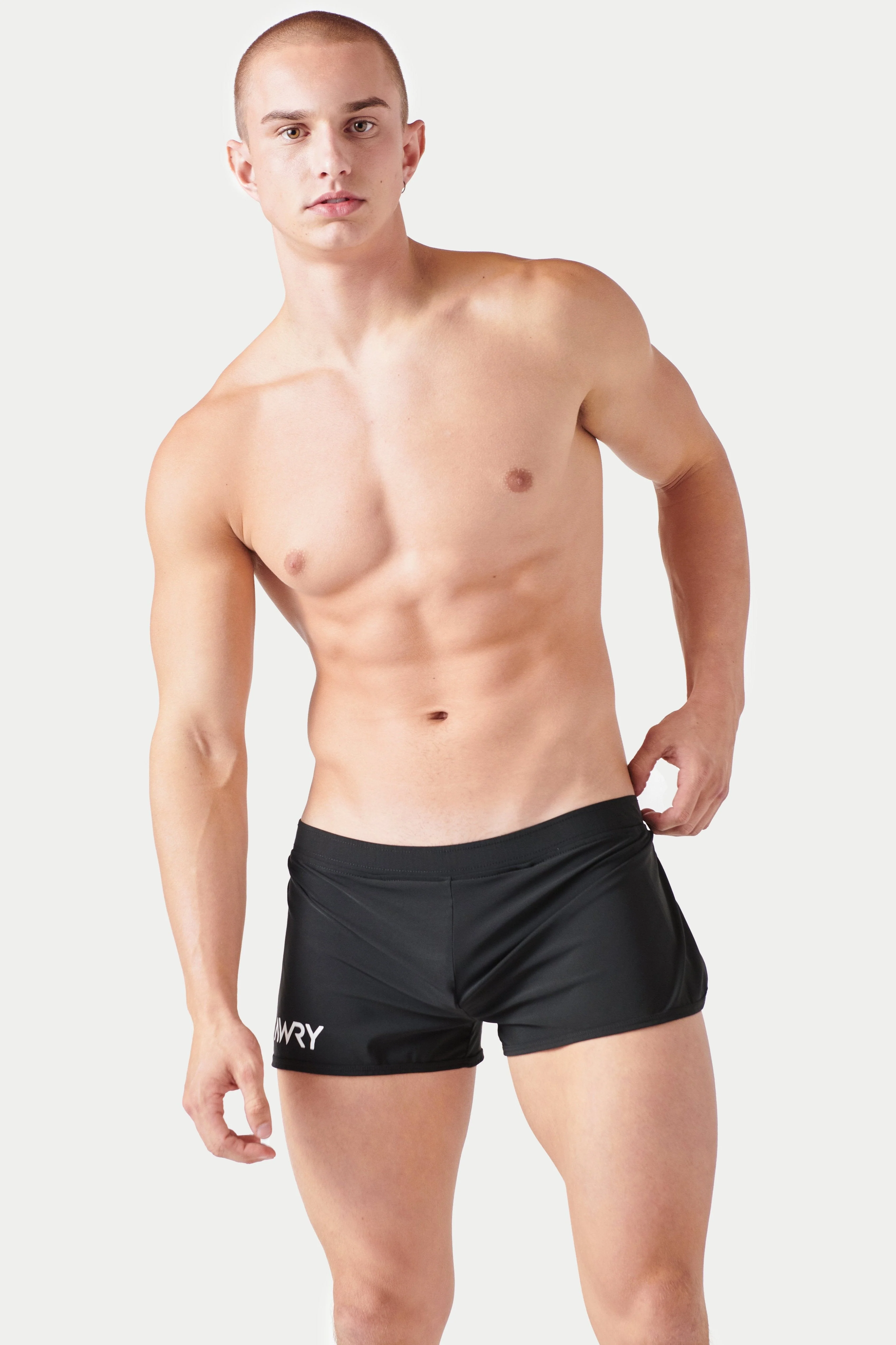 Awry Breeze Jock Shorts - Black