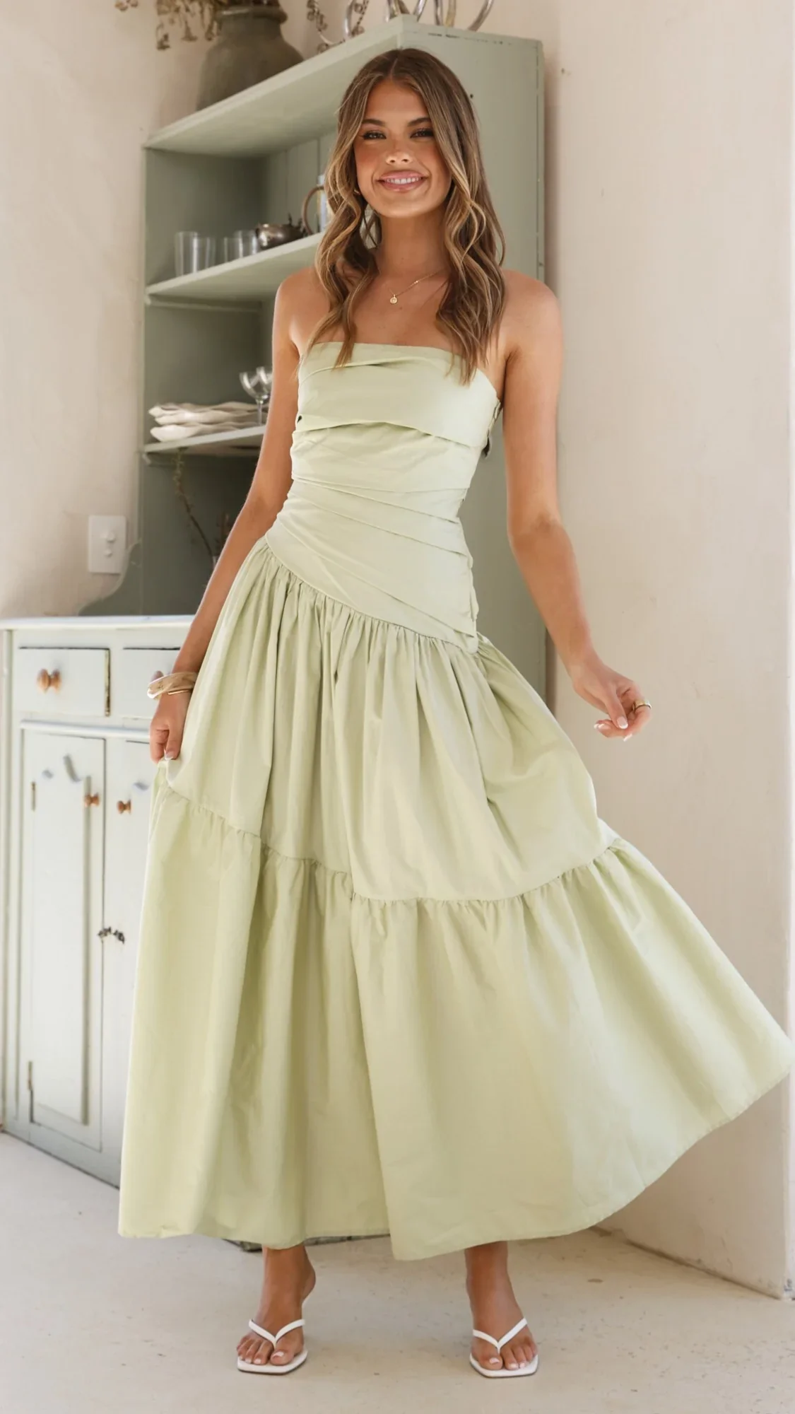 Lola Maxi Dress - Sage