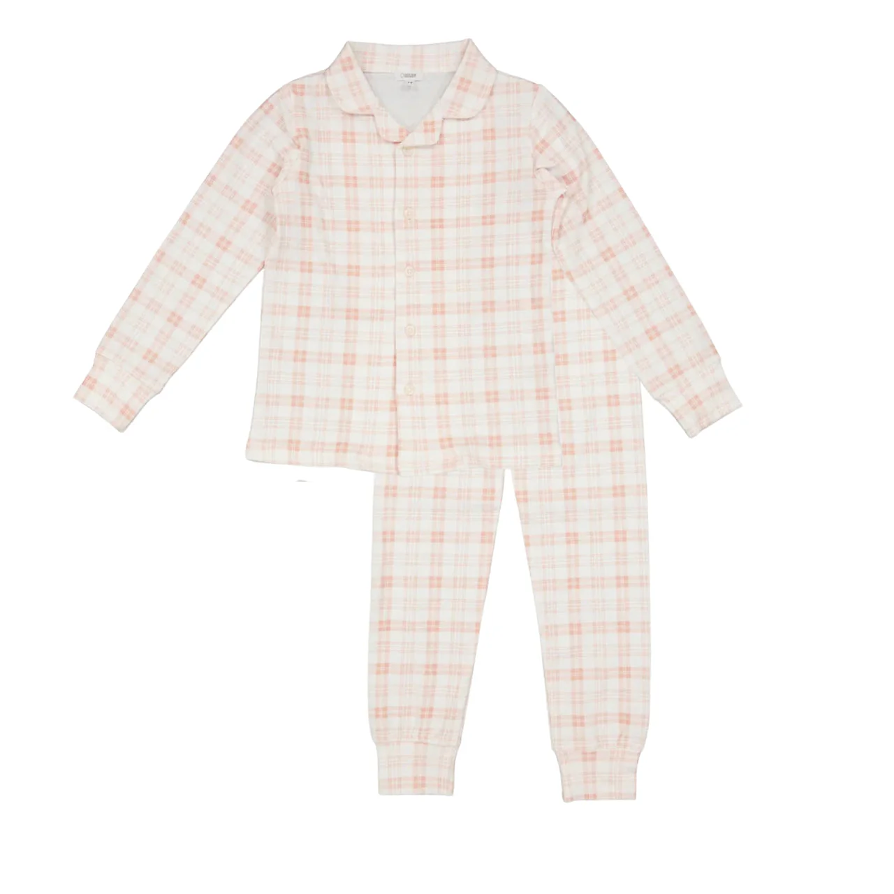 Bonjoy Plaid Grandpa Pajamas