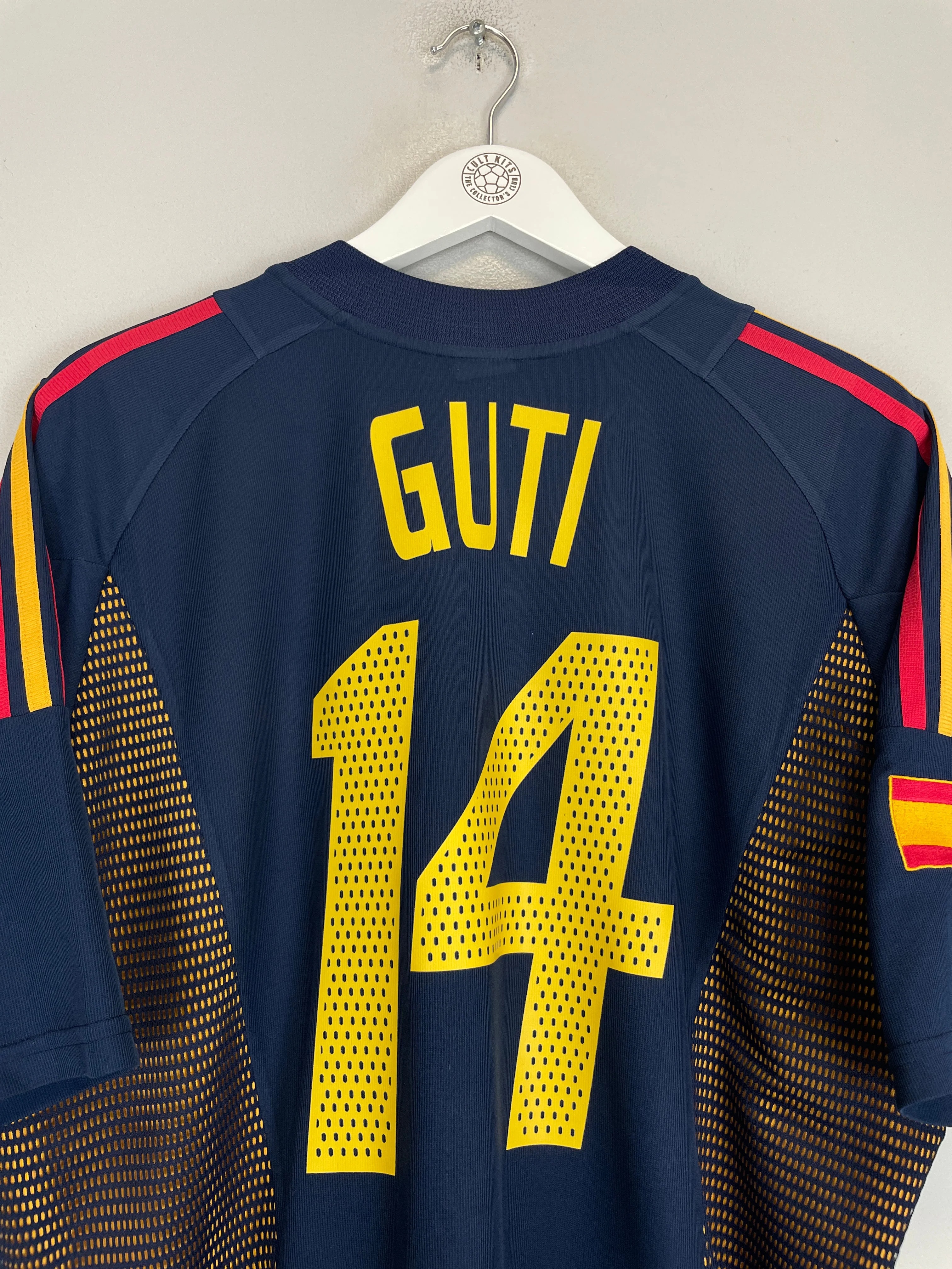 2002/04 SPAIN GUTI #14 THIRD SHIRT (XL) ADIDAS