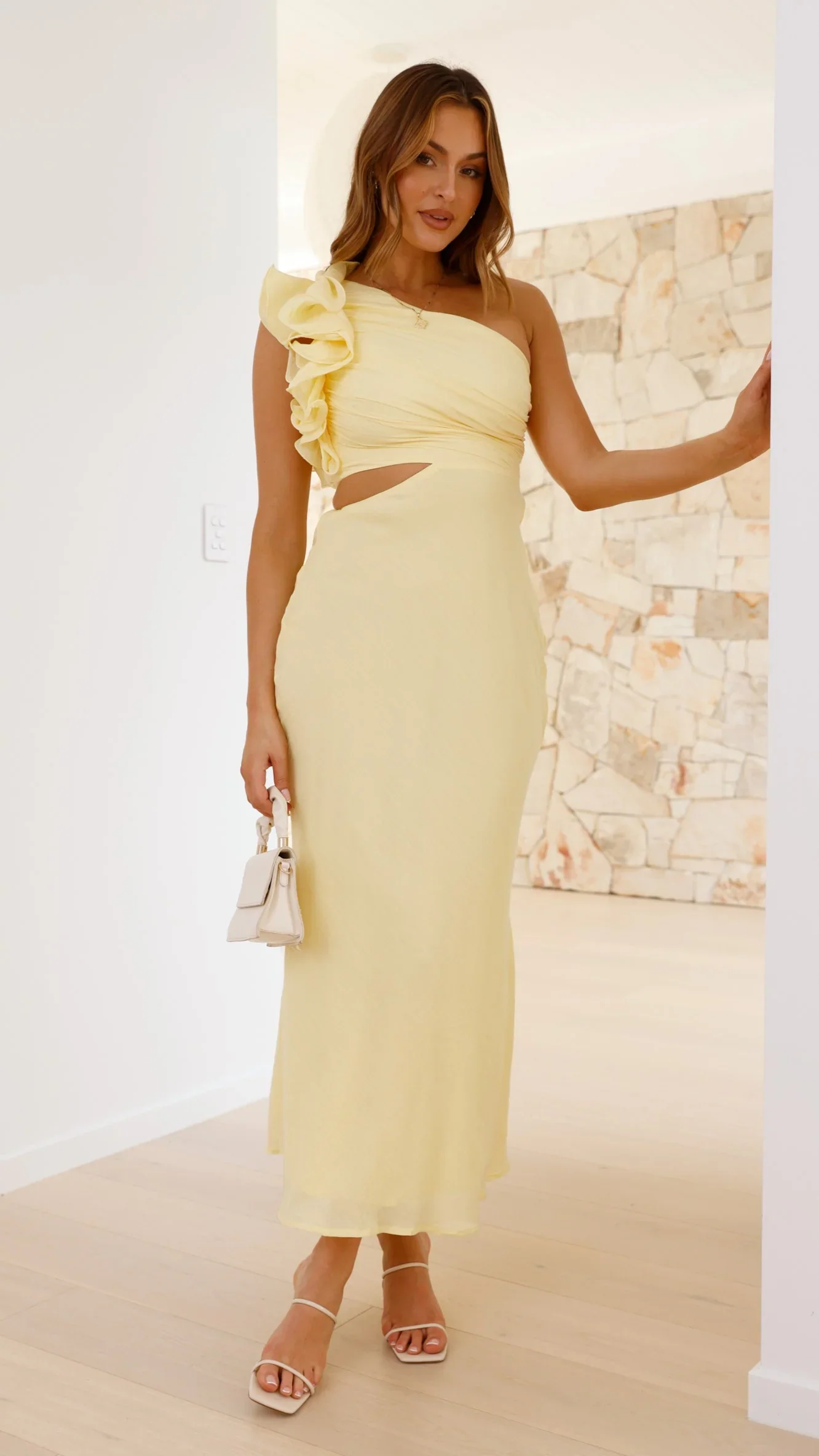 Amina Maxi Dress - Yellow