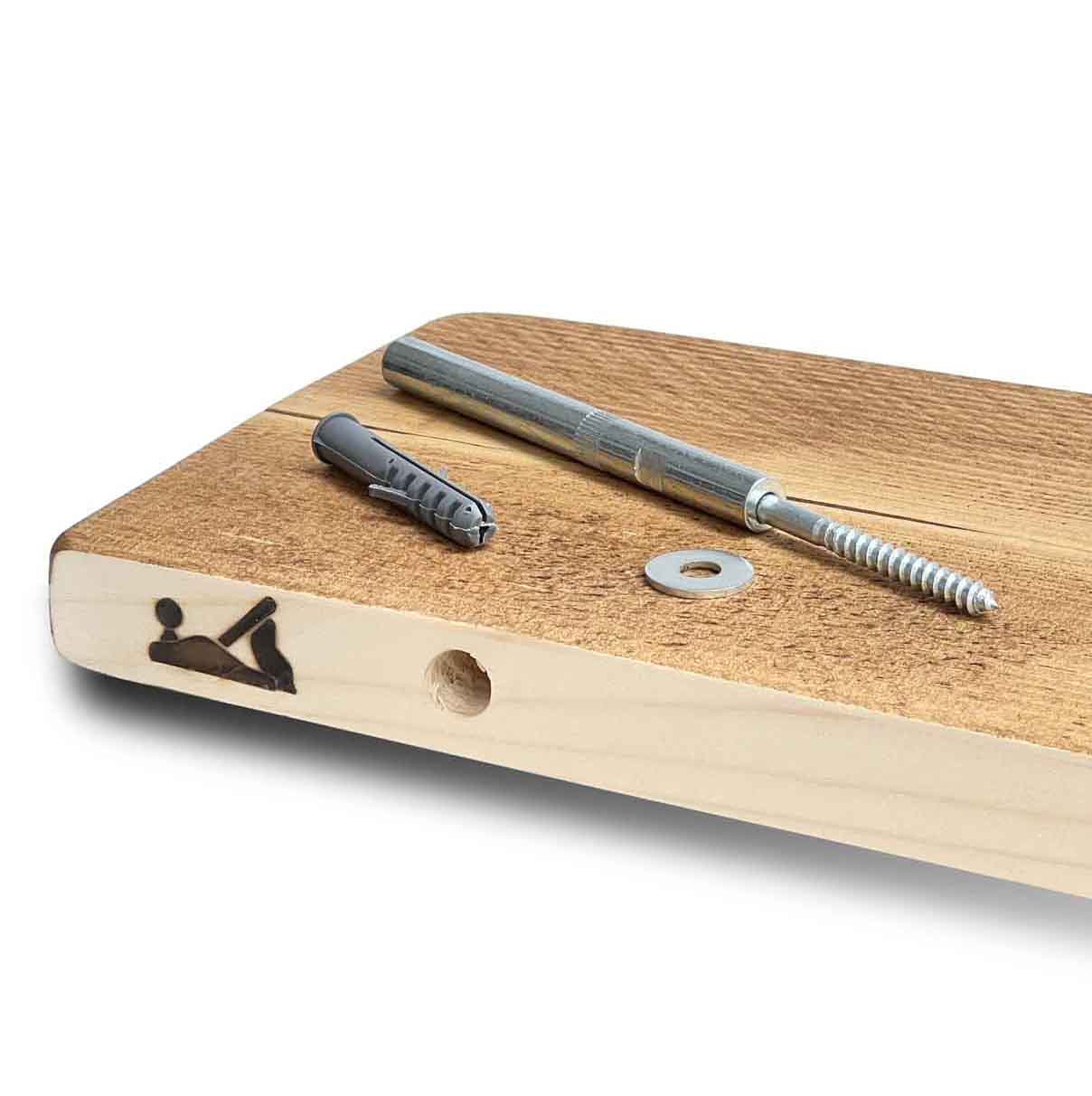 Rustic Floating Shelf | Thin | 15cm Depth