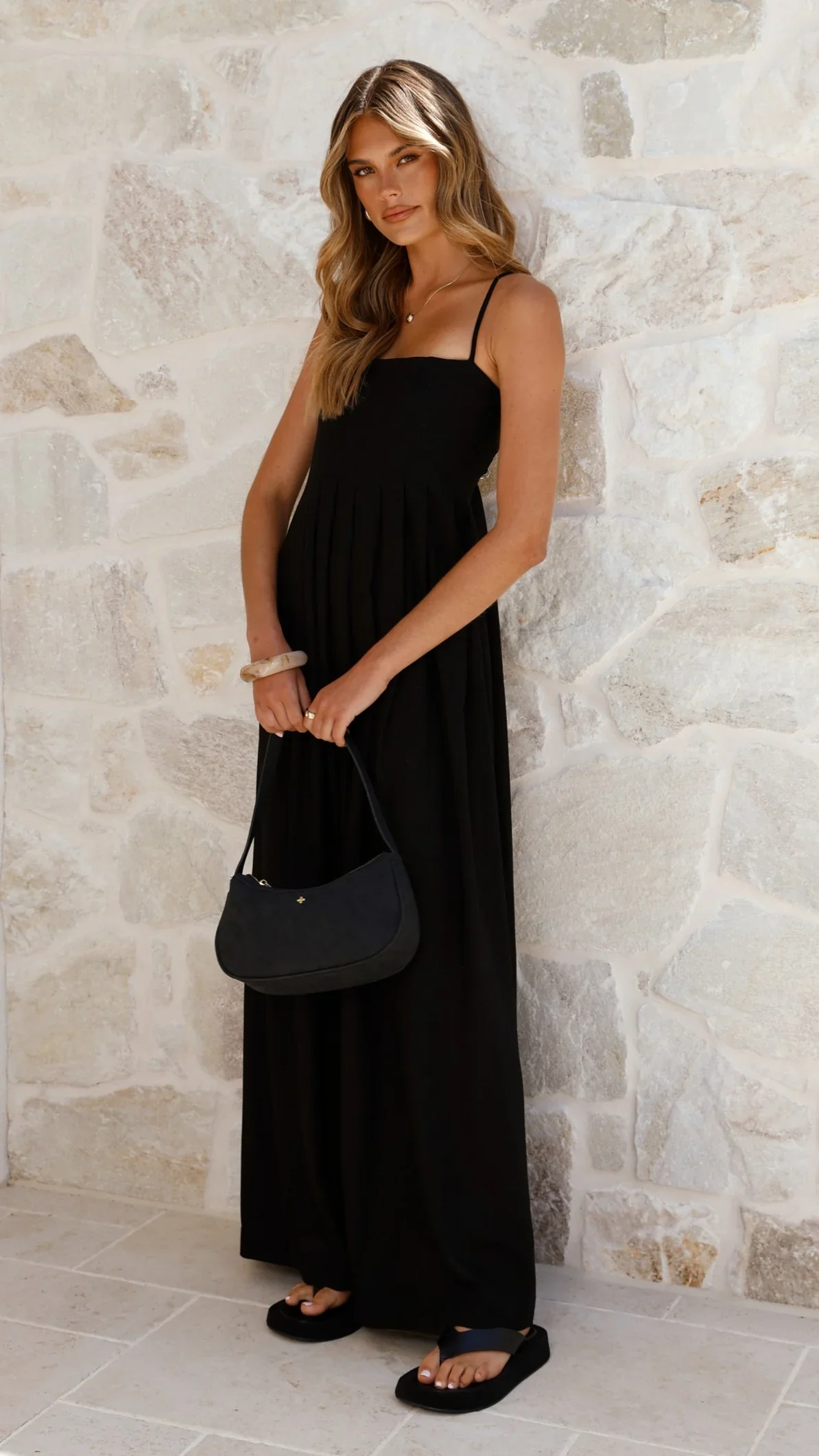 Pippy Maxi Dress - Black