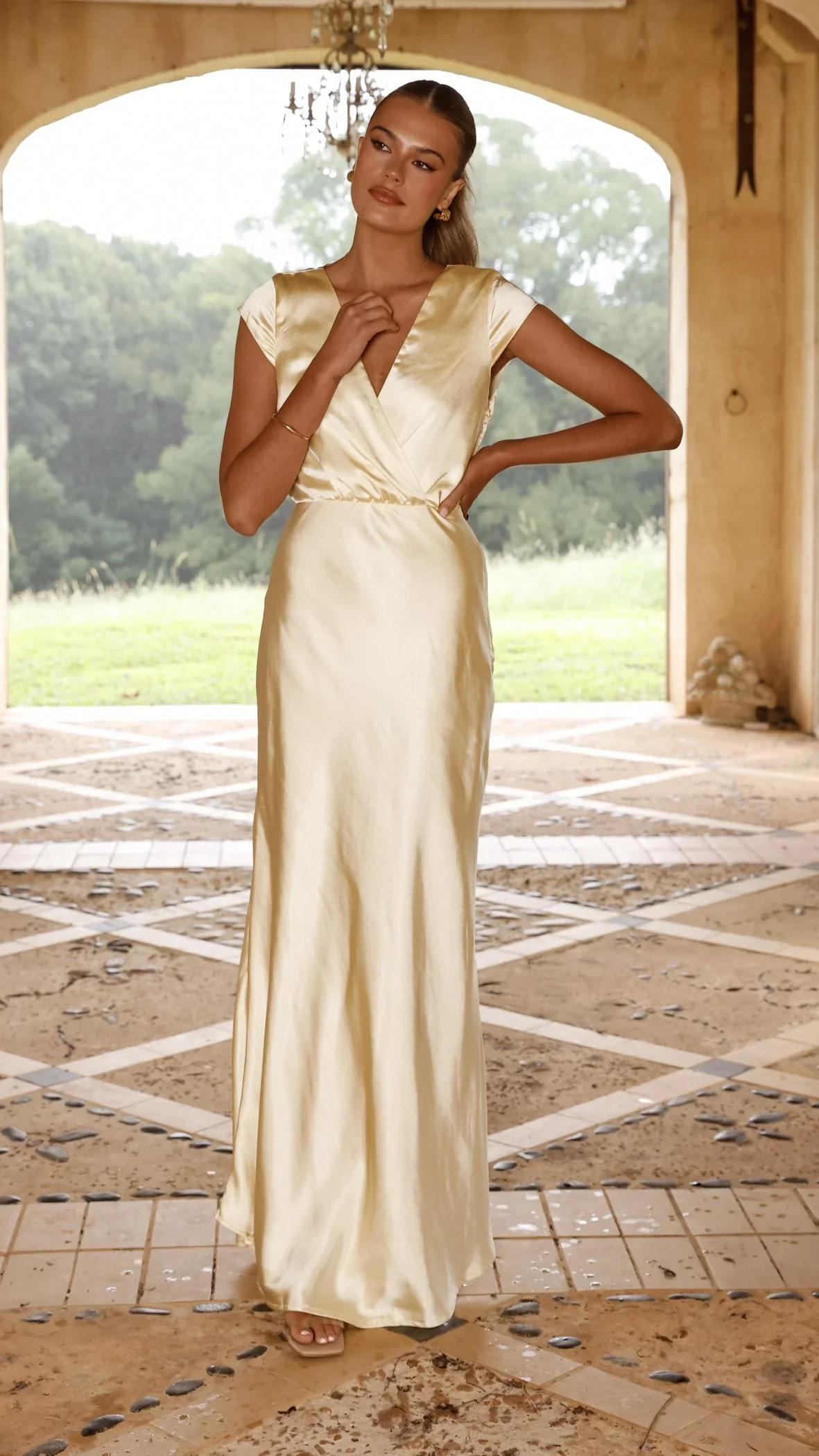 Selma Maxi Dress - Yellow