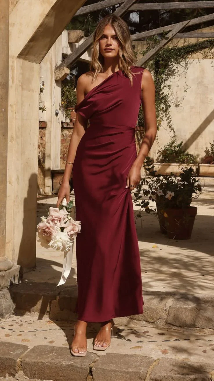 Gigi Maxi Dress - Wine