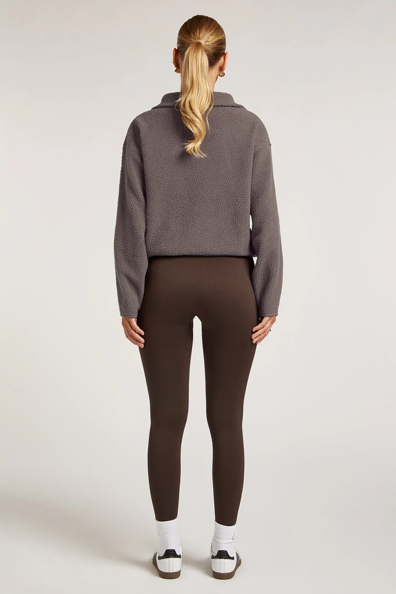 ALIX Half-Zip Muted Mauve