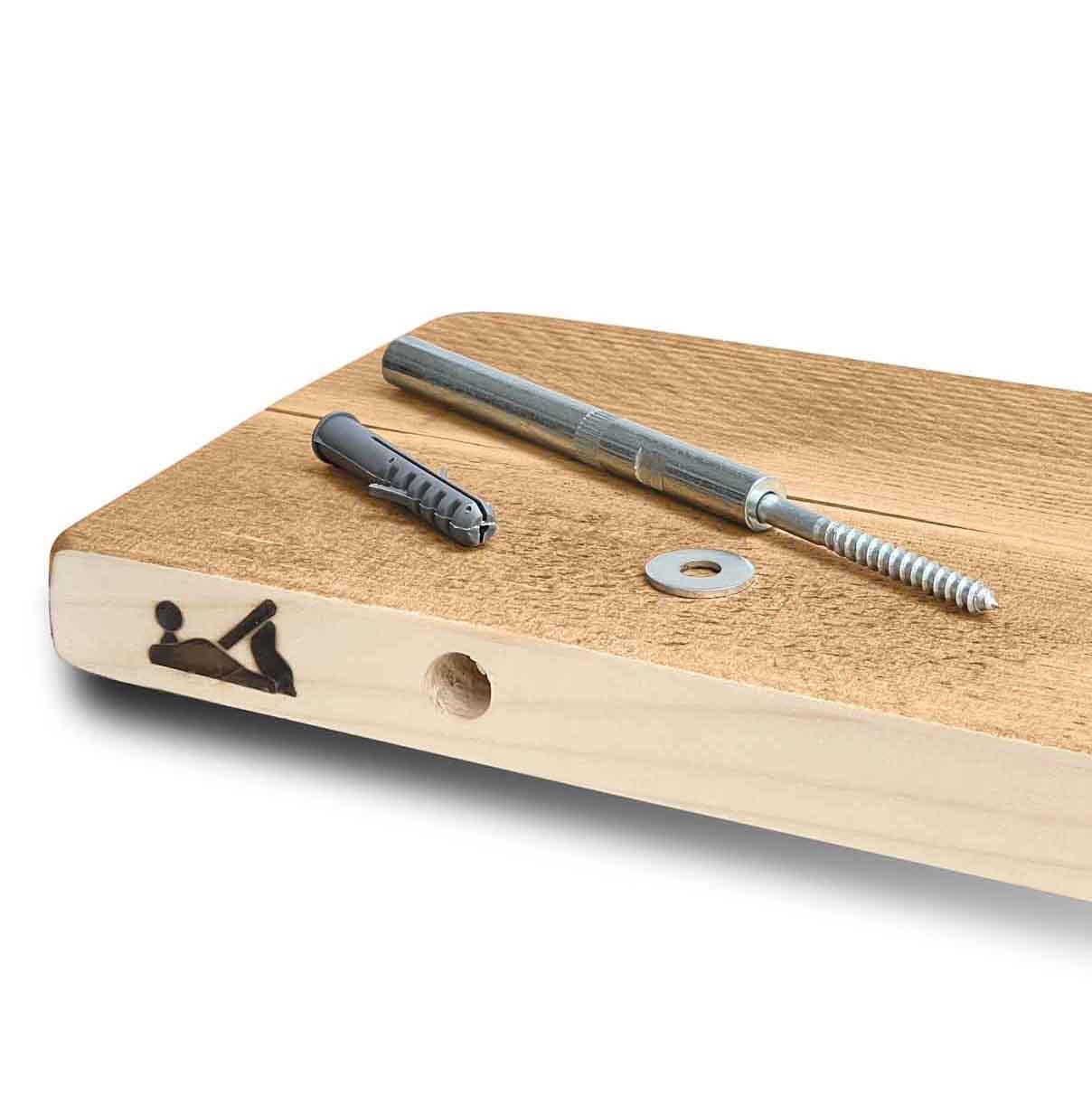 Rustic Floating Shelf | Thin | 15cm Depth